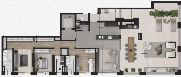 Imagem Apartamento com 2 Quartos à Venda, 135 m² em Itaim Bibi - São Paulo