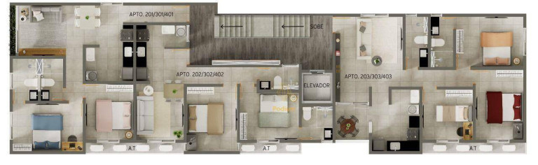 Imagem Apartamento com 2 Quartos à Venda, 51 m² em Bancários - João Pessoa Imagem Apartamento com 2 Quartos à Venda, 51 m² em Bancários - João Pessoa