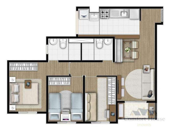 Imagem Casa com 2 Quartos à Venda, 48 m² em Parque Jaçatuba - Santo André Imagem Casa com 2 Quartos à Venda, 48 m² em Parque Jaçatuba - Santo André