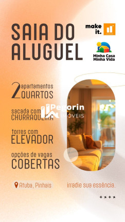Imagem Apartamento com 2 Quartos à Venda, 44 m² em Atuba - Pinhais