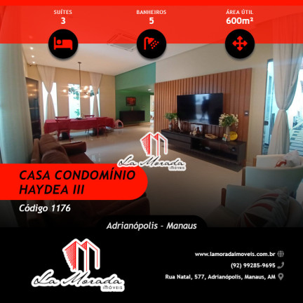 Casa com 3 Quartos à Venda, 600 m² em Adrianópolis - Manaus