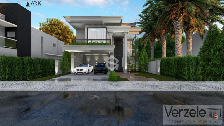 Imagem Casa com 4 Quartos à Venda, 371 m² em Jardim Dourado - Porto Belo