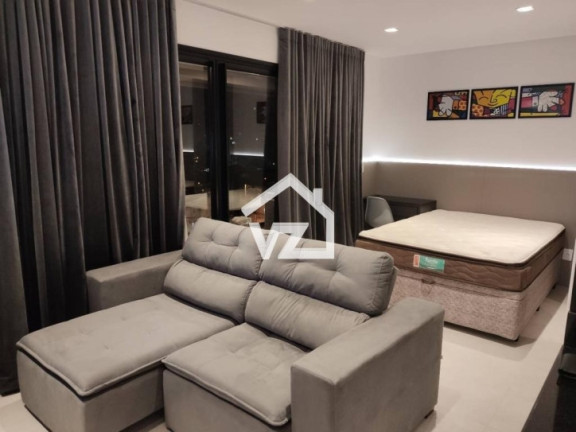 Imagem Apartamento com 1 Quarto para Alugar, 37 m² em Campo Belo - São Paulo