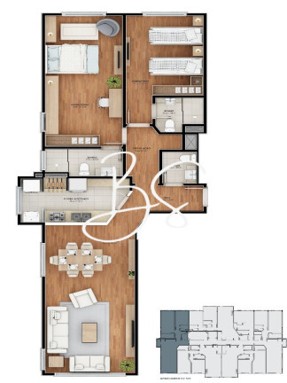 Imagem Apartamento com 2 Quartos à Venda, 77 m² em Floresta - Gramado Imagem Apartamento com 2 Quartos à Venda, 77 m² em Floresta - Gramado