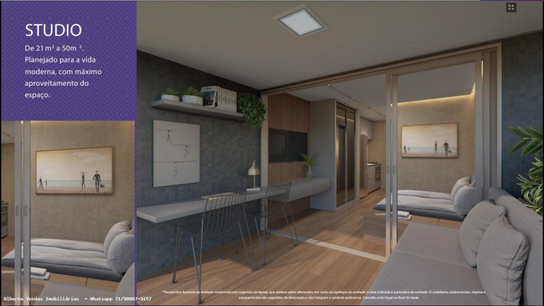 Imagem Apartamento com 1 Quarto à Venda, 37 m² em Rio Vermelho - Salvador