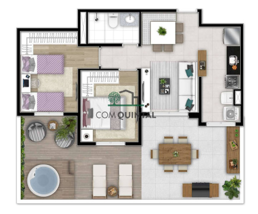 Imagem Apartamento com 2 Quartos à Venda, 85 m² em Granja Viana - Cotia Imagem Apartamento com 2 Quartos à Venda, 85 m² em Granja Viana - Cotia