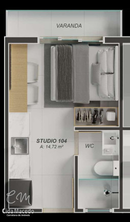 Imagem Apartamento com 1 Quarto à Venda, 20 m² em Aeroclube - João Pessoa Imagem Apartamento com 1 Quarto à Venda, 20 m² em Aeroclube - João Pessoa