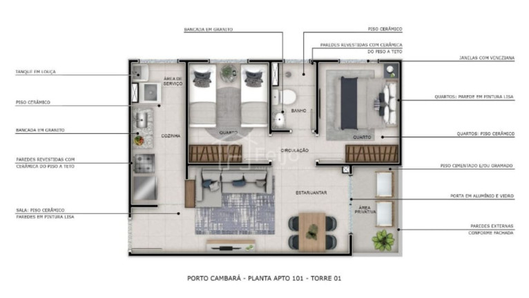 Imagem Apartamento com 2 Quartos à Venda, 44 m² em Jardim Itu - Porto Alegre