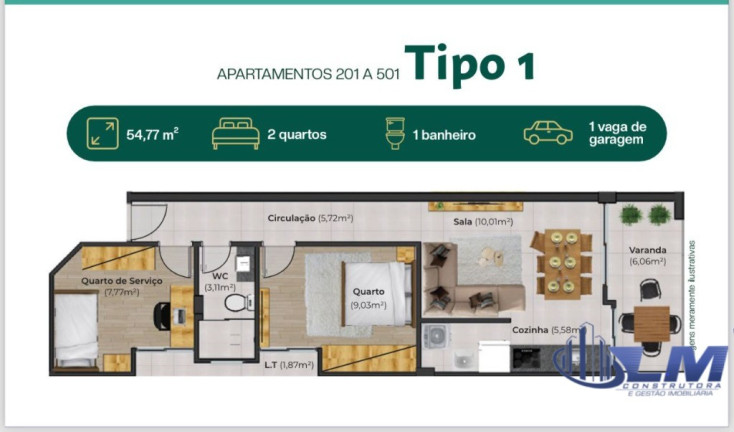 Imagem Imóvel com 2 Quartos à Venda, 52 m² em Praia Do Morro - Guarapari