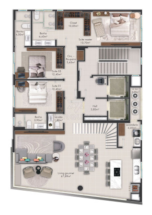 Imagem Apartamento com 3 Quartos à Venda, 165 m² em Centro - Itajaí Imagem Apartamento com 3 Quartos à Venda, 165 m² em Centro - Itajaí