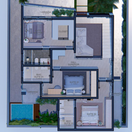 Imagem Casa com 3 Quartos à Venda, em Jardim Tóquio - Maringá Imagem Casa com 3 Quartos à Venda, em Jardim Tóquio - Maringá