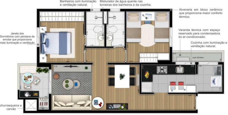 Imagem Apartamento com 2 Quartos à Venda, 65 m² em Campestre - Santo André Imagem Apartamento com 2 Quartos à Venda, 65 m² em Campestre - Santo André