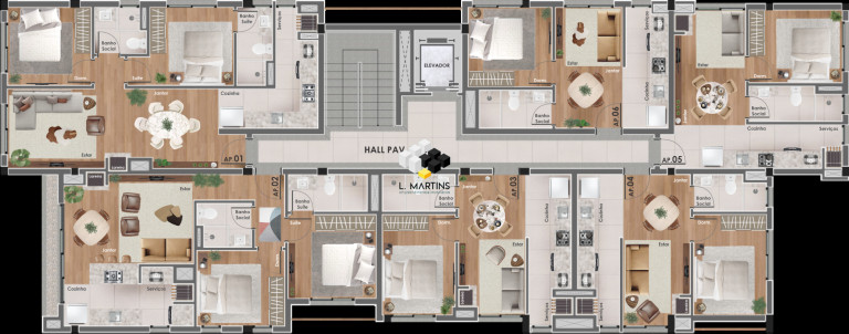 Imagem Apartamento com 1 Quarto à Venda, 40 m² em Centro - Canela Imagem Apartamento com 1 Quarto à Venda, 40 m² em Centro - Canela