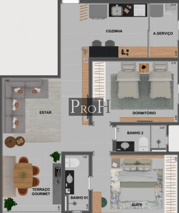 Imagem Apartamento com 1 Quarto à Venda, 37 m² em Nova Gerty - São Caetano Do Sul Imagem Apartamento com 1 Quarto à Venda, 37 m² em Nova Gerty - São Caetano Do Sul