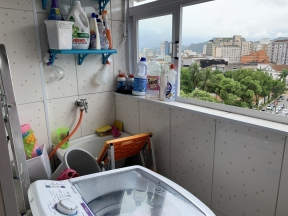Imagem Apartamento com 1 Quarto à Venda, 50 m² em Centro - São Vicente Imagem Apartamento com 1 Quarto à Venda, 50 m² em Centro - São Vicente