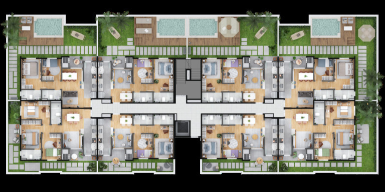 Imagem Apartamento com 3 Quartos à Venda, 63 m² em Hauer - Curitiba