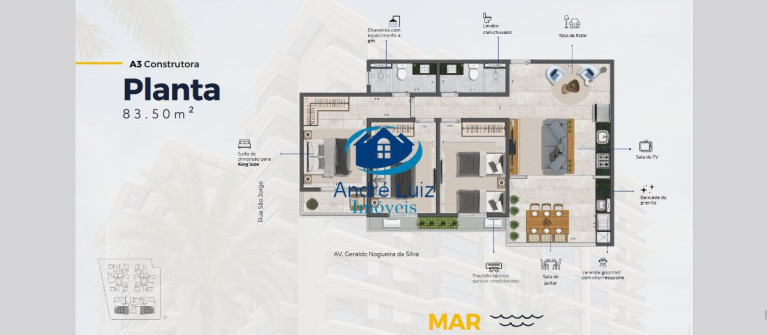 Imagem Apartamento com 2 Quartos à Venda, 60 m² em Massaguaçu - Caraguatatuba Imagem Apartamento com 2 Quartos à Venda, 60 m² em Massaguaçu - Caraguatatuba