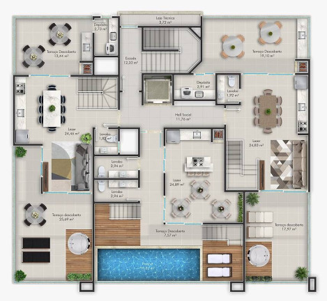 Imagem Cobertura com 3 Quartos à Venda, 160 m² em Bombas - Bombinhas Imagem Cobertura com 3 Quartos à Venda, 160 m² em Bombas - Bombinhas