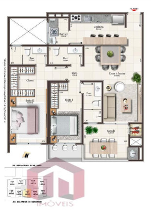 Imagem Imóvel com 2 Quartos à Venda, 