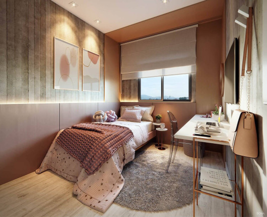 Imagem Apartamento com 3 Quartos à Venda, 55 m² em Mogi Moderno - Mogi Das Cruzes