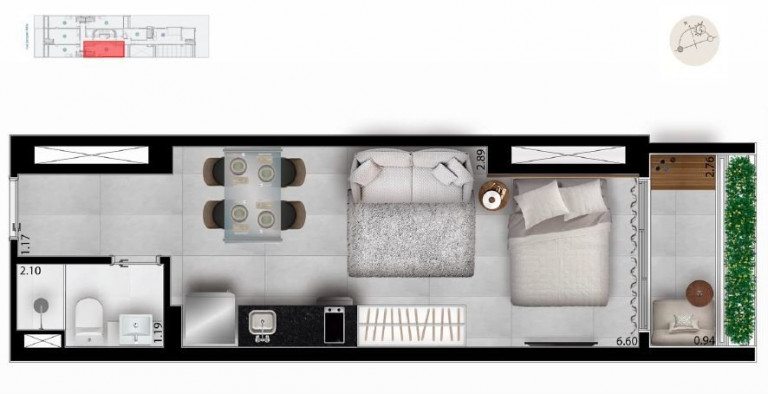 Imagem Apartamento com 1 Quarto à Venda, 47 m² em Vila Nova Conceição - São Paulo Imagem Apartamento com 1 Quarto à Venda, 47 m² em Vila Nova Conceição - São Paulo