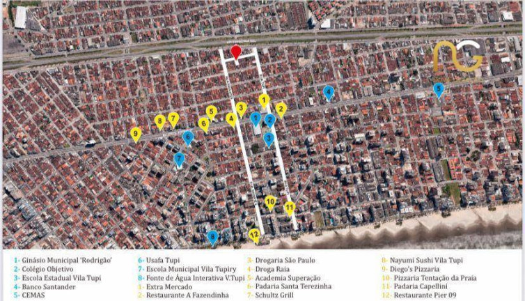 Imagem Casa com 3 Quartos à Venda, 63 m² em Tupi - Praia Grande Imagem Casa com 3 Quartos à Venda, 63 m² em Tupi - Praia Grande