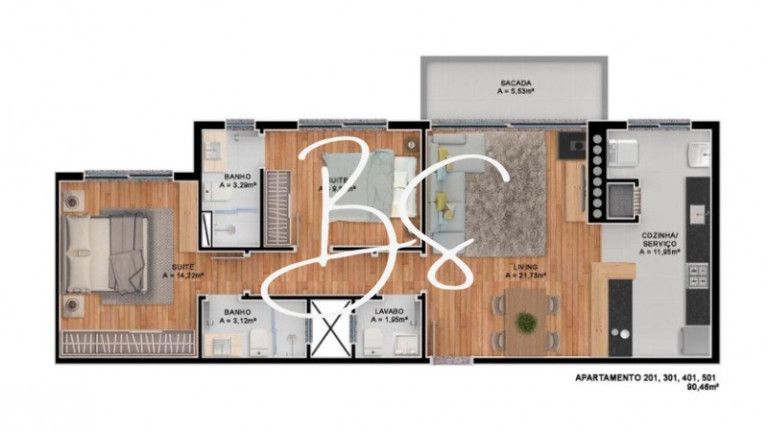 Imagem Apartamento com 1 Quarto à Venda, 70 m² em Centro - Canela Imagem Apartamento com 1 Quarto à Venda, 70 m² em Centro - Canela