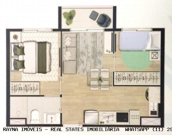 Imagem Apartamento com 1 Quarto à Venda, 24 m² em Tatuapé - São Paulo Imagem Apartamento com 1 Quarto à Venda, 24 m² em Tatuapé - São Paulo