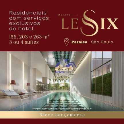 Imagem Apartamento com 4 Quartos à Venda, 156 m² em Paraíso - São Paulo Imagem Apartamento com 4 Quartos à Venda, 156 m² em Paraíso - São Paulo