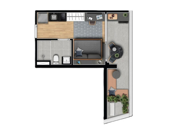Imagem Studio com 1 Quarto à Venda, 39 m² em Jardim Paulista - São Paulo Imagem Studio com 1 Quarto à Venda, 39 m² em Jardim Paulista - São Paulo