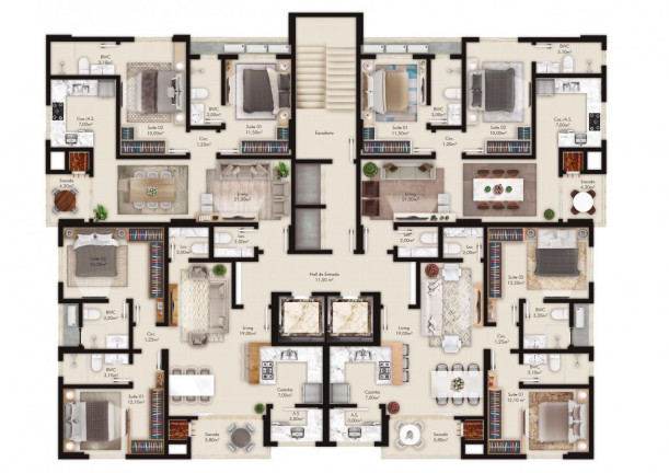 Imagem Apartamento com 2 Quartos à Venda, 73 m² em Balneário Perequê - Porto Belo Imagem Apartamento com 2 Quartos à Venda, 73 m² em Balneário Perequê - Porto Belo