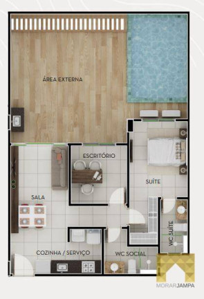 Imagem Apartamento com 3 Quartos à Venda, 86 m² em Bessa - João Pessoa