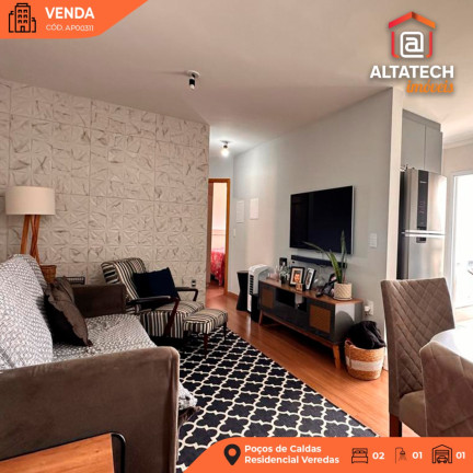 Imagem Imóvel com 2 Quartos à Venda, 65 m² em Residencial Veredas - Poços De Caldas Imagem Imóvel com 2 Quartos à Venda, 65 m² em Residencial Veredas - Poços De Caldas