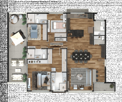 Imagem Apartamento com 3 Quartos à Venda, 185 m² em Hugo Lange - Curitiba