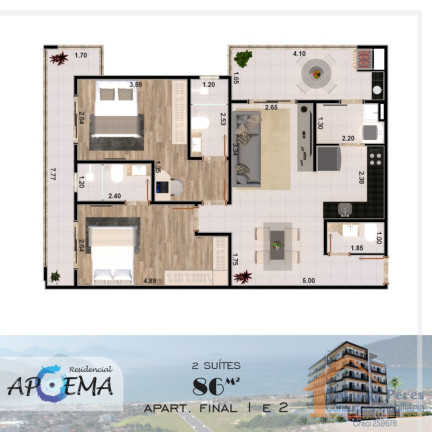 Imagem Apartamento com 2 Quartos à Venda, 86 m² em Centro - Ubatuba Imagem Apartamento com 2 Quartos à Venda, 86 m² em Centro - Ubatuba