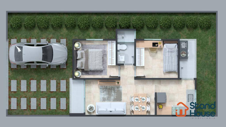 Imagem Casa com 2 Quartos à Venda, 112 m² em Tomba - Feira De Santana Imagem Casa com 2 Quartos à Venda, 112 m² em Tomba - Feira De Santana