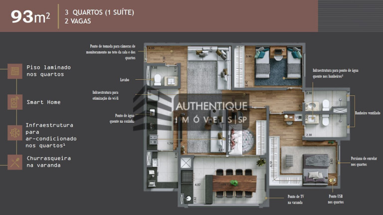 Imagem Apartamento com 3 Quartos à Venda, 108 m² em Chácara Santo Antônio (zona Sul) - São Paulo Imagem Apartamento com 3 Quartos à Venda, 108 m² em Chácara Santo Antônio (zona Sul) - São Paulo