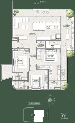 Imagem Apartamento com 3 Quartos à Venda, 122 m² em Fazenda - Itajaí Imagem Apartamento com 3 Quartos à Venda, 122 m² em Fazenda - Itajaí