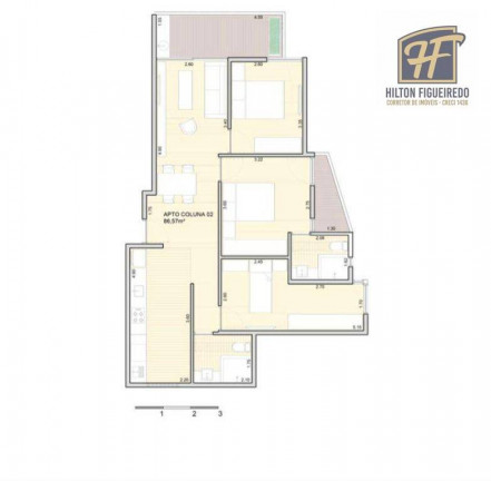 Imagem Apartamento com 2 Quartos à Venda, 67 m² em Intermares - Cabedelo Imagem Apartamento com 2 Quartos à Venda, 67 m² em Intermares - Cabedelo