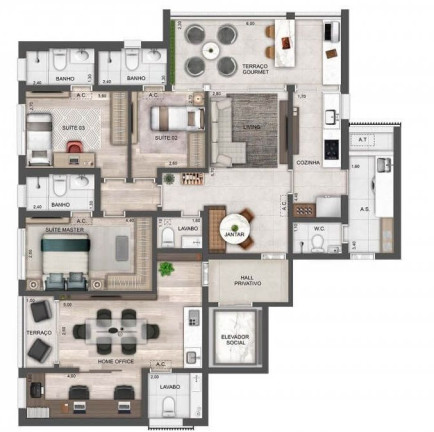 Imagem Apartamento com 2 Quartos à Venda, 88 m² em Perdizes - São Paulo Imagem Apartamento com 2 Quartos à Venda, 88 m² em Perdizes - São Paulo