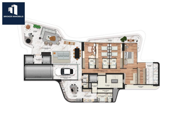 Imagem Apartamento com 4 Quartos à Venda, 368 m²