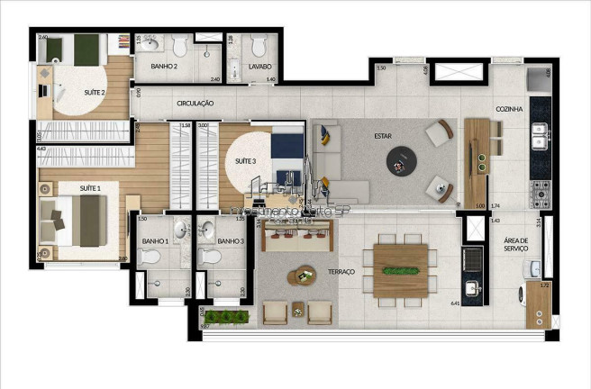 Imagem Apartamento com 3 Quartos à Venda, 112 m² em Tatuapé - São Paulo Imagem Apartamento com 3 Quartos à Venda, 112 m² em Tatuapé - São Paulo