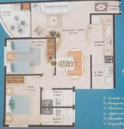 Apartamento com 2 Quartos à Venda, 72 m² em Trindade - Florianópolis