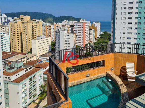 Imagem Cobertura com 4 Quartos à Venda, 377 m² em Aparecida - Santos Imagem Cobertura com 4 Quartos à Venda, 377 m² em Aparecida - Santos