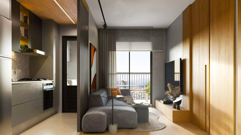 Imagem Apartamento com 1 Quarto à Venda, 24 m² em Portão - Curitiba