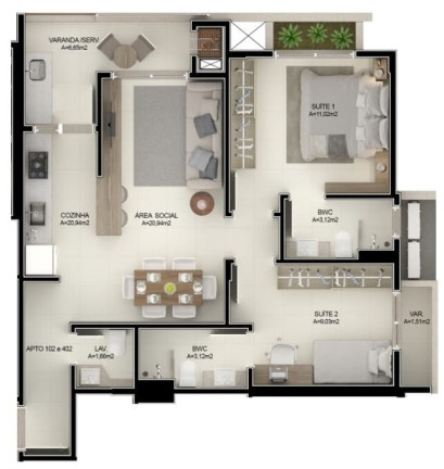 Imagem Apartamento com 2 Quartos à Venda, 74 m² em Trindade - Florianópolis Imagem Apartamento com 2 Quartos à Venda, 74 m² em Trindade - Florianópolis
