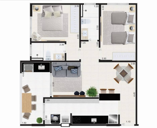 Imagem Apartamento com 2 Quartos à Venda, 71 m² em Guilhermina - Praia Grande Imagem Apartamento com 2 Quartos à Venda, 71 m² em Guilhermina - Praia Grande