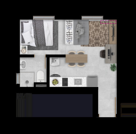 Imagem Imóvel com 2 Quartos à Venda, 44 m² em Hípica - Porto Alegre Imagem Imóvel com 2 Quartos à Venda, 44 m² em Hípica - Porto Alegre