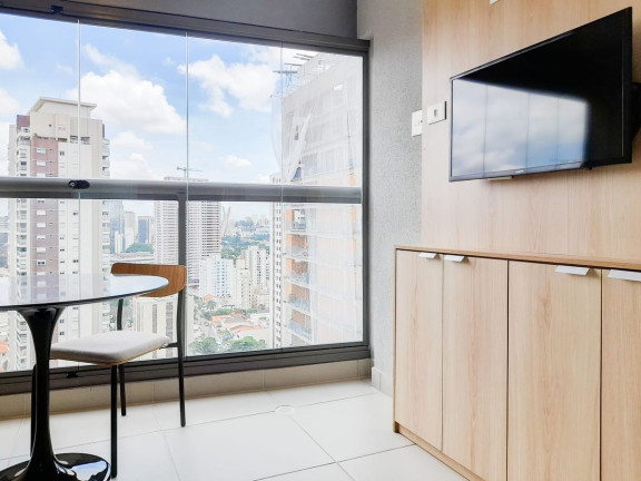 Imagem Apartamento com 1 Quarto para Alugar, 30 m² em Brooklin - São Paulo