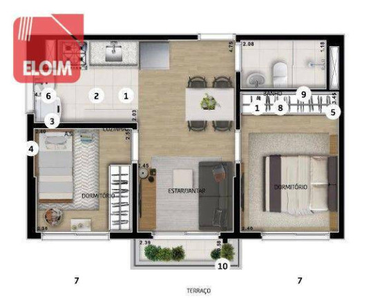 Imagem Apartamento com 2 Quartos à Venda, 40 m² em Freguesia Do ó - São Paulo Imagem Apartamento com 2 Quartos à Venda, 40 m² em Freguesia Do ó - São Paulo